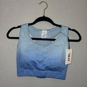 AYBL Women's Blue Gradient Crop Top